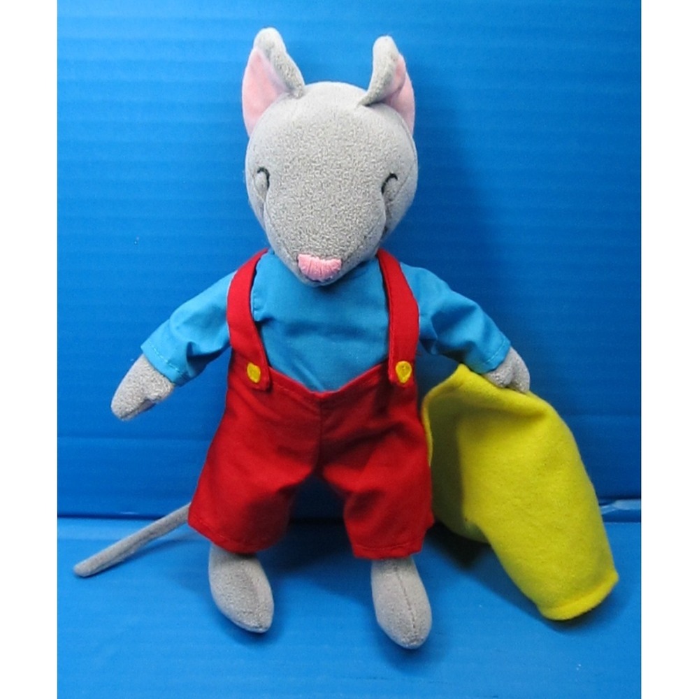 Vintage Kevin Henkes Owen Mouse Plush w/Yellow blanket VTG 1994 MerryMakers 9"